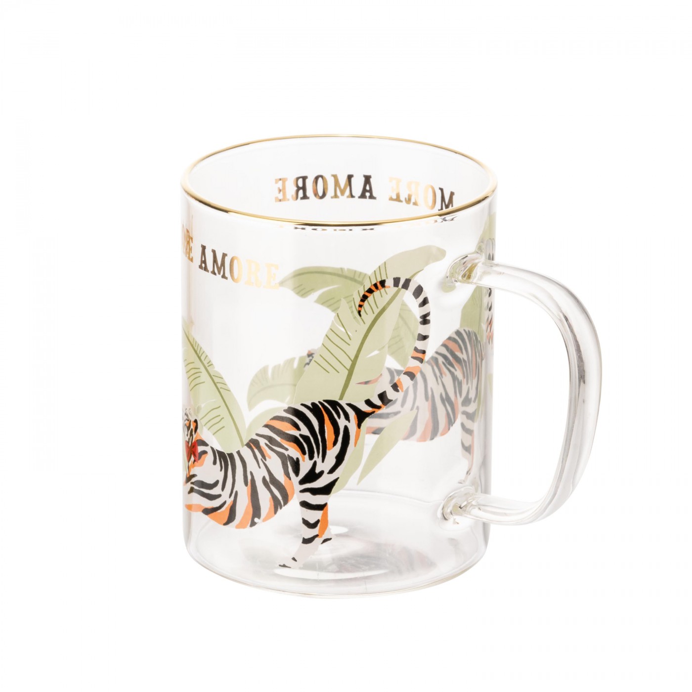 Mug en verre Tigre, YVONNE ELLEN