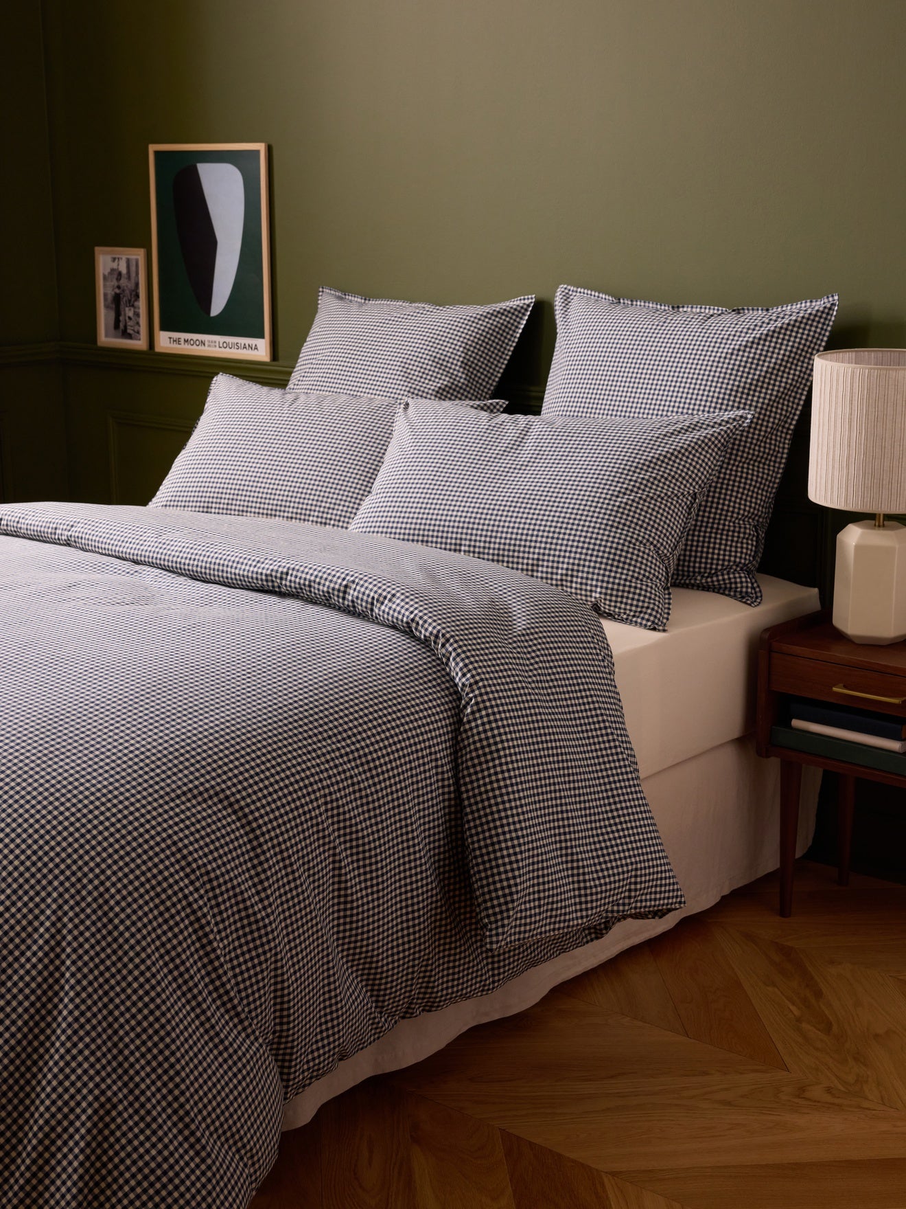 Housse de couette percale de coton "Vichy", CYRILLUS