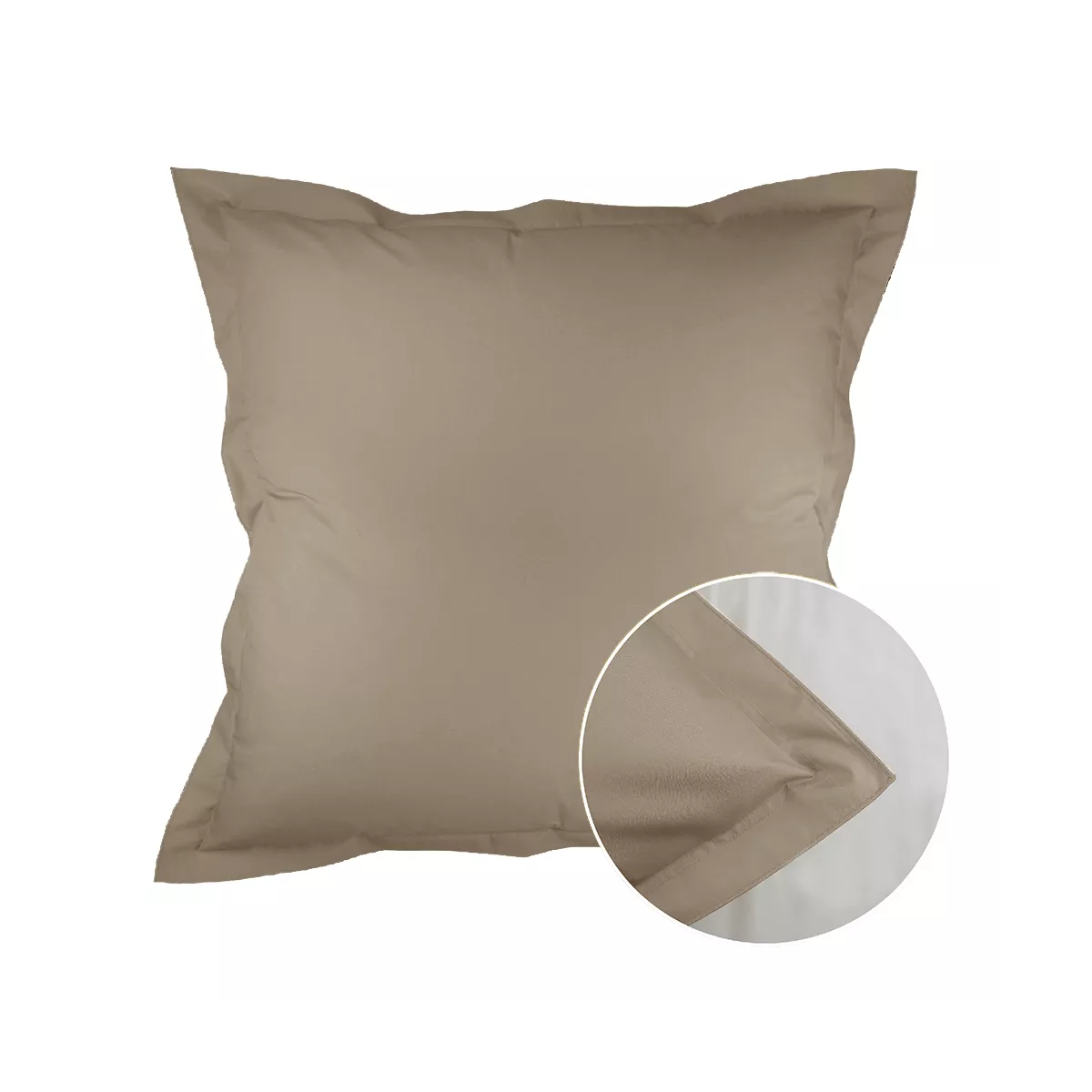Taie d'oreiller percale de coton OLANA, GARNIER THIEBAUT