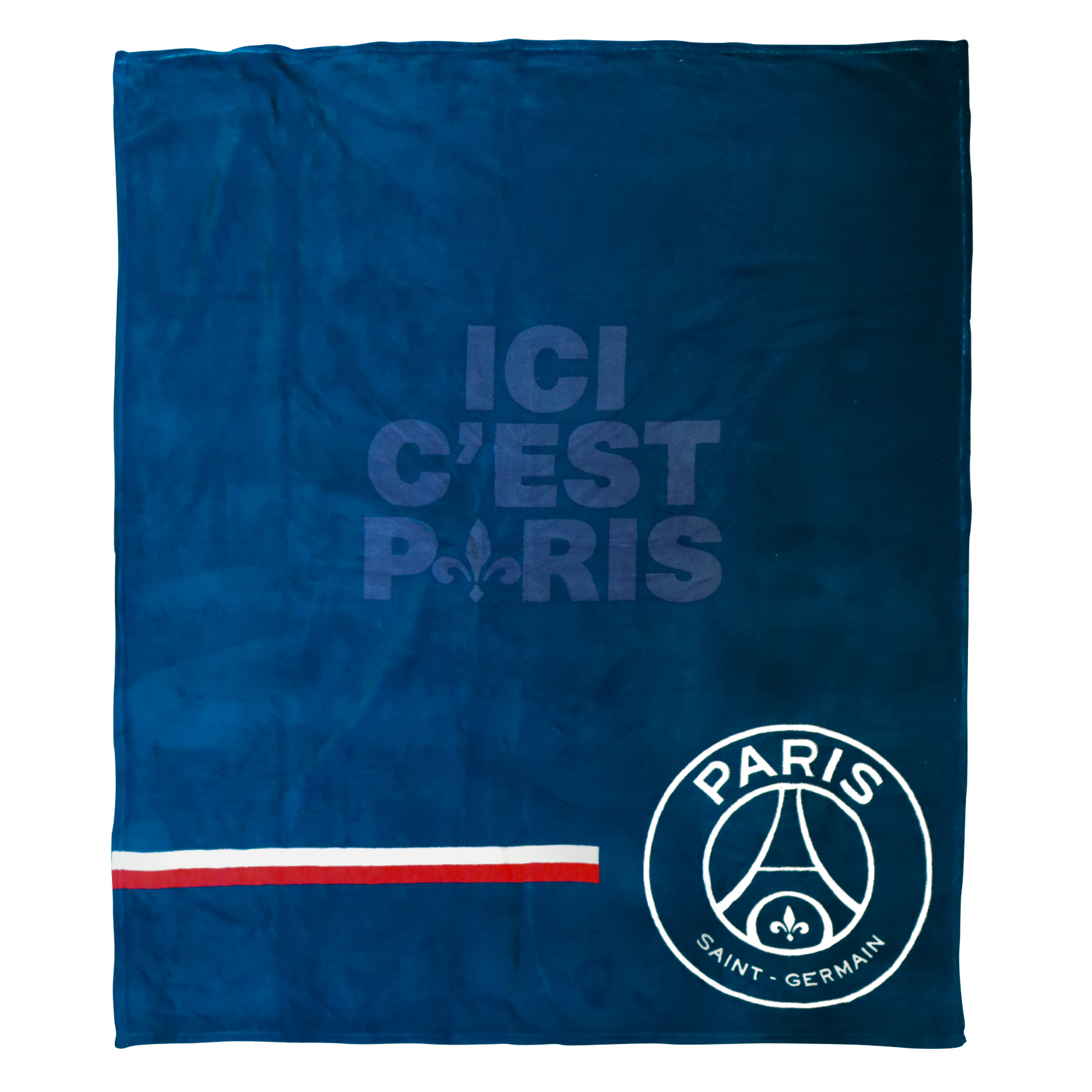 Plaid cuddle polaire imprimé 100% polyester, Paris Saint Germain PREMIUM, PSG
