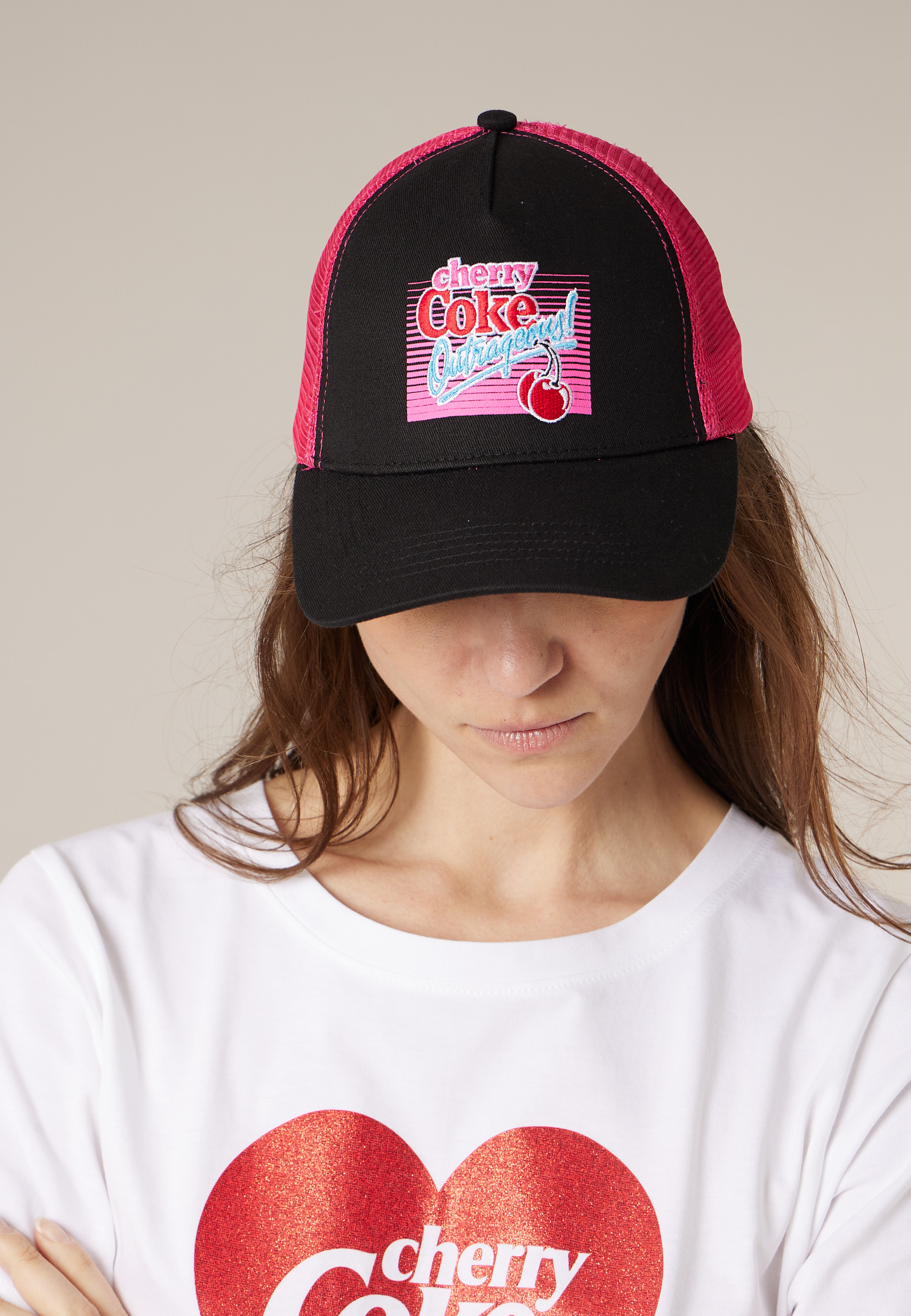 Casquette femme en coton deeluxe x coca-cola VIBES, DEELUXE