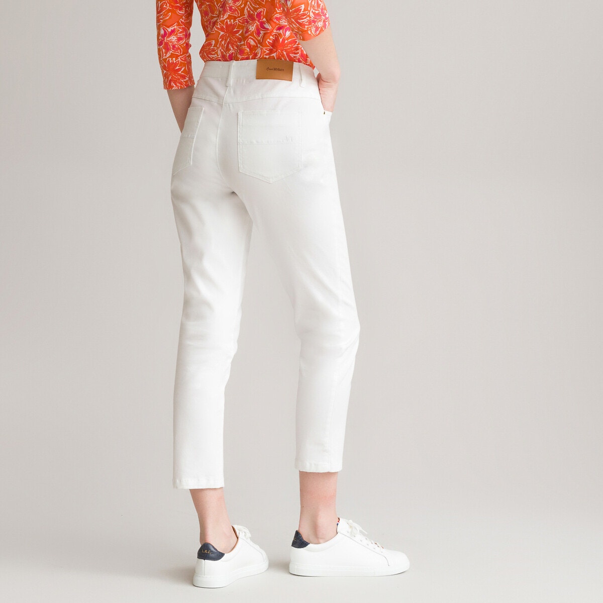 Pantalon blanc 2024 droit femme