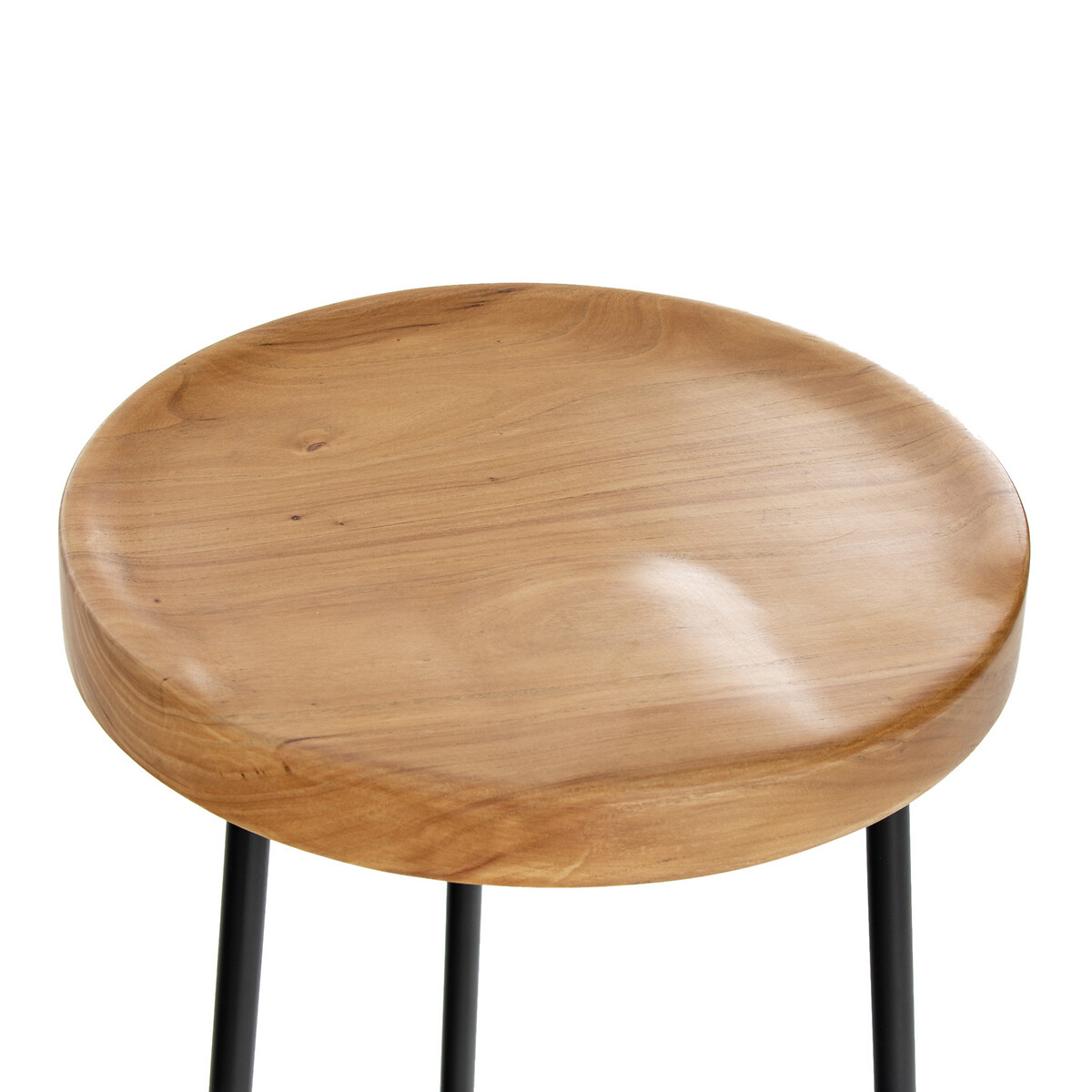 Product photograph of Iska Elm Bar Stool H76cm from La Redoute UK.