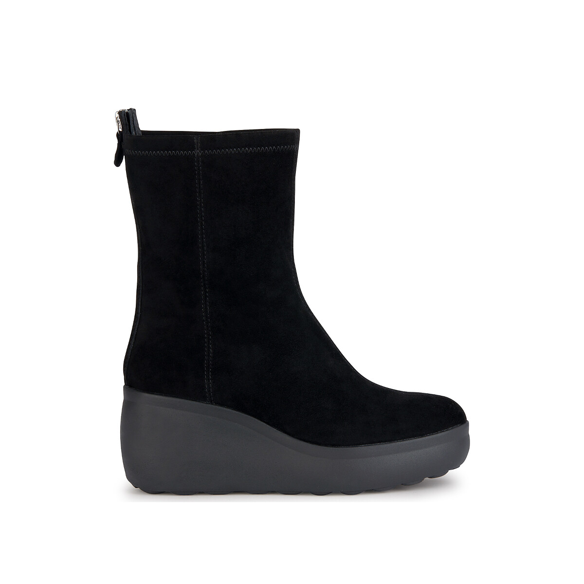 Spherica EC9 Ankle Boots in Breathable Leather with Wedge Heel
