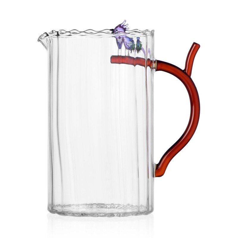 Carafe à eau design perroquet sur branche  TALKING TREES, ICHENDORF