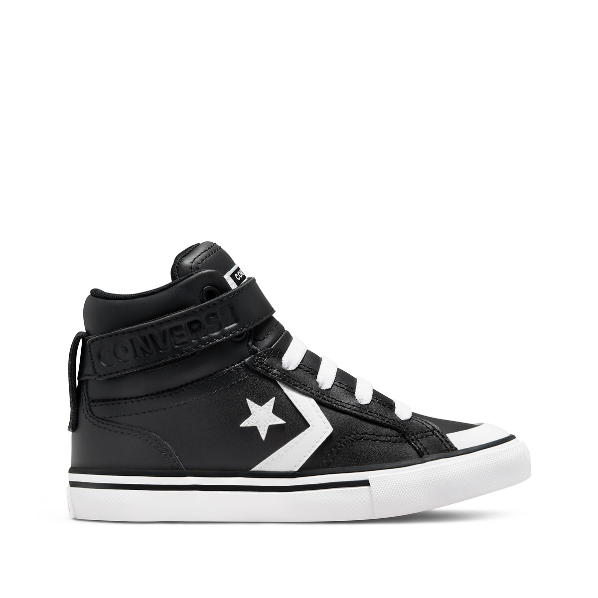 Image of Kids Pro Blaze Foundational Leather High Top Trainers