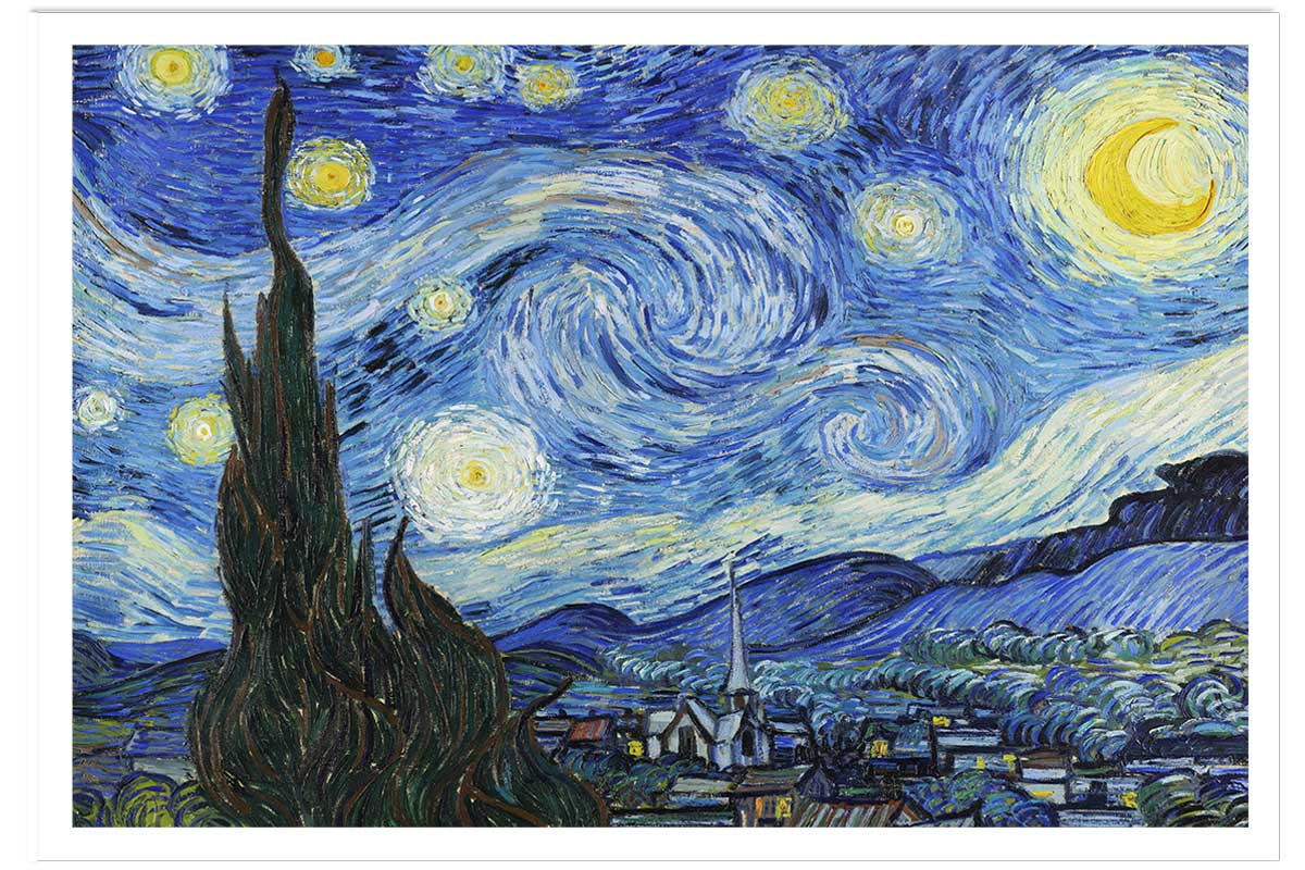 Poster La nuit étoilée - Vincent Van Gogh, HEXOA