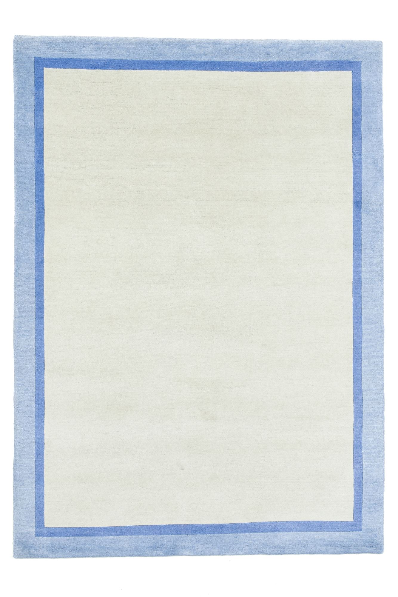Tapis noué à la main en laine vierge et viscose, THEKO