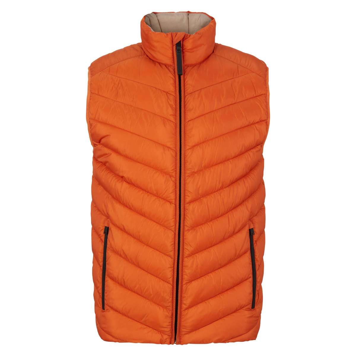 Doudoune sans hotsell manche homme orange