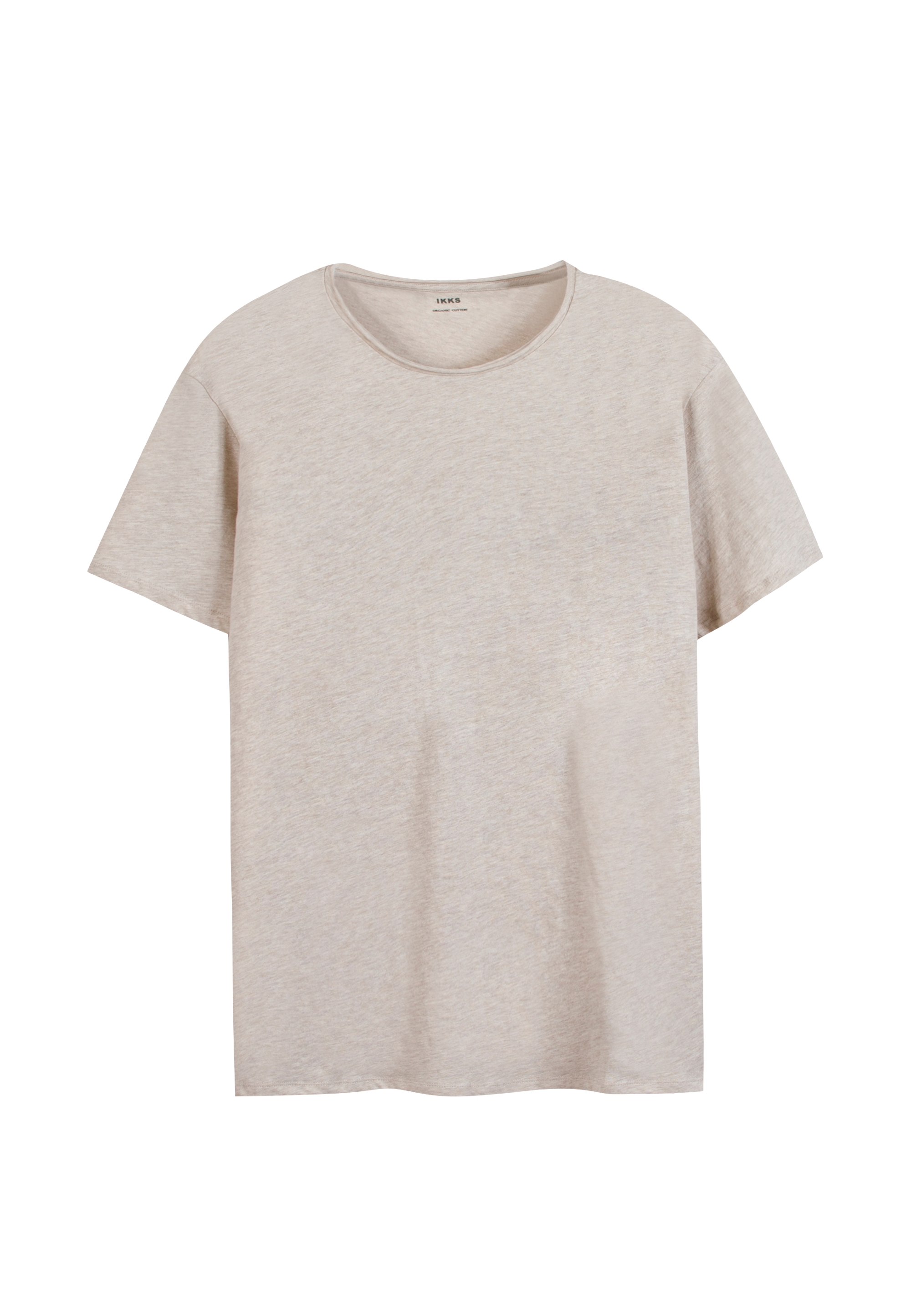 Tee-shirt col rond chiné L'Essentiel, IKKS