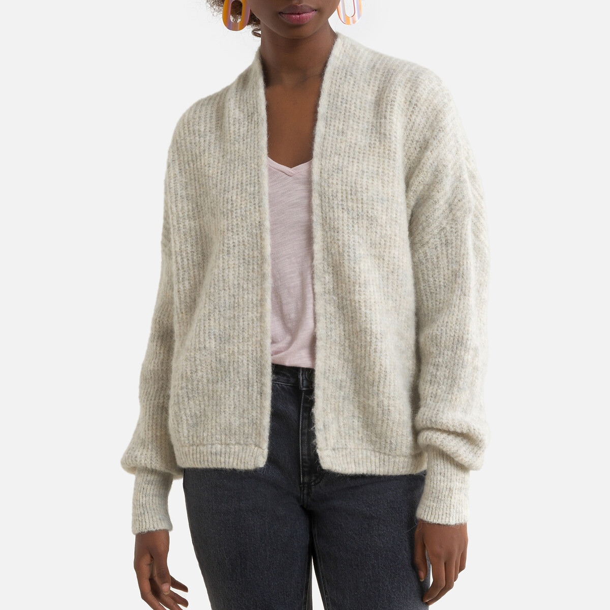East Knitted Open Cardigan