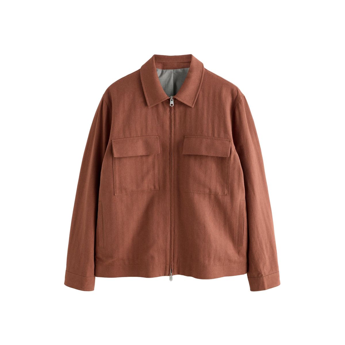 Veste à chevrons en lin mélangé n. premium, NEXT