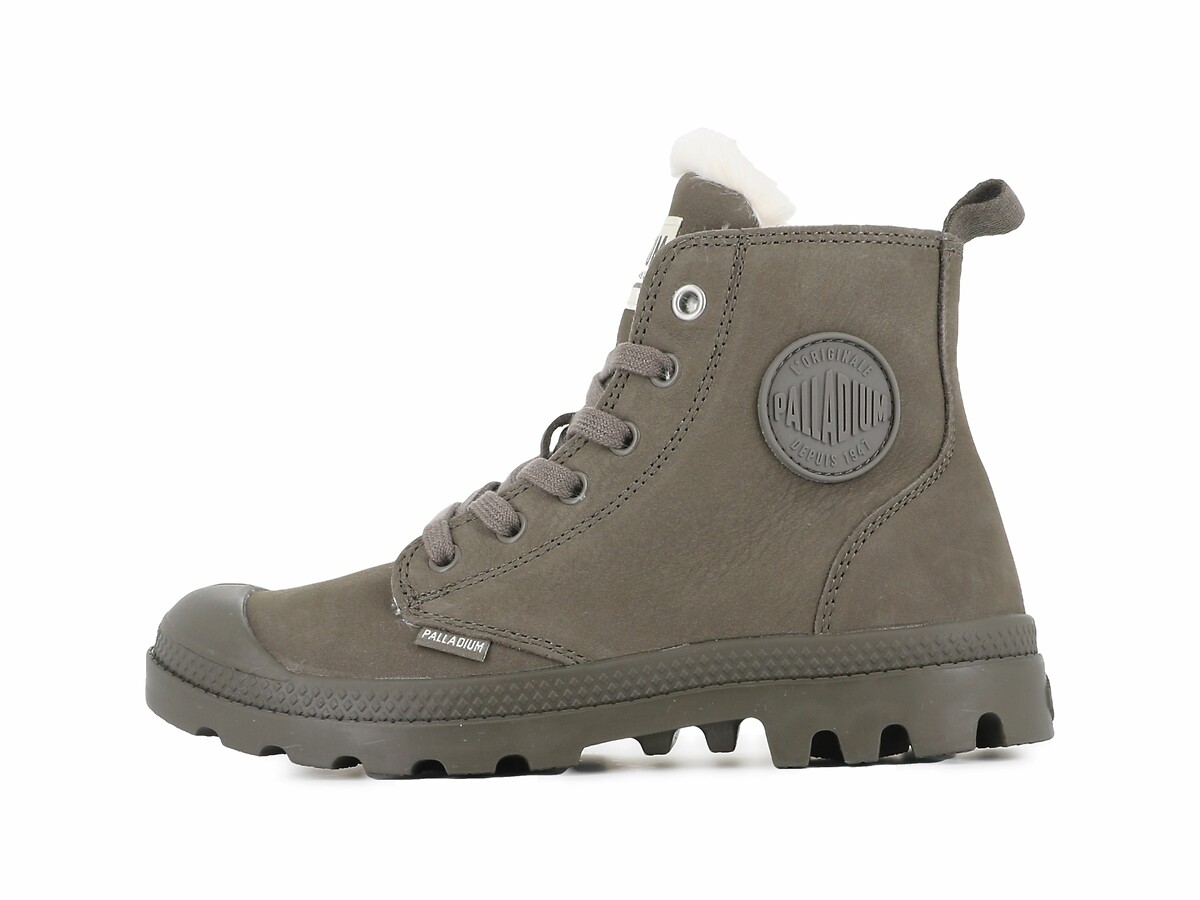 Palladium Botines de piel con forro Pampa Hi Zip Wool — photo 5