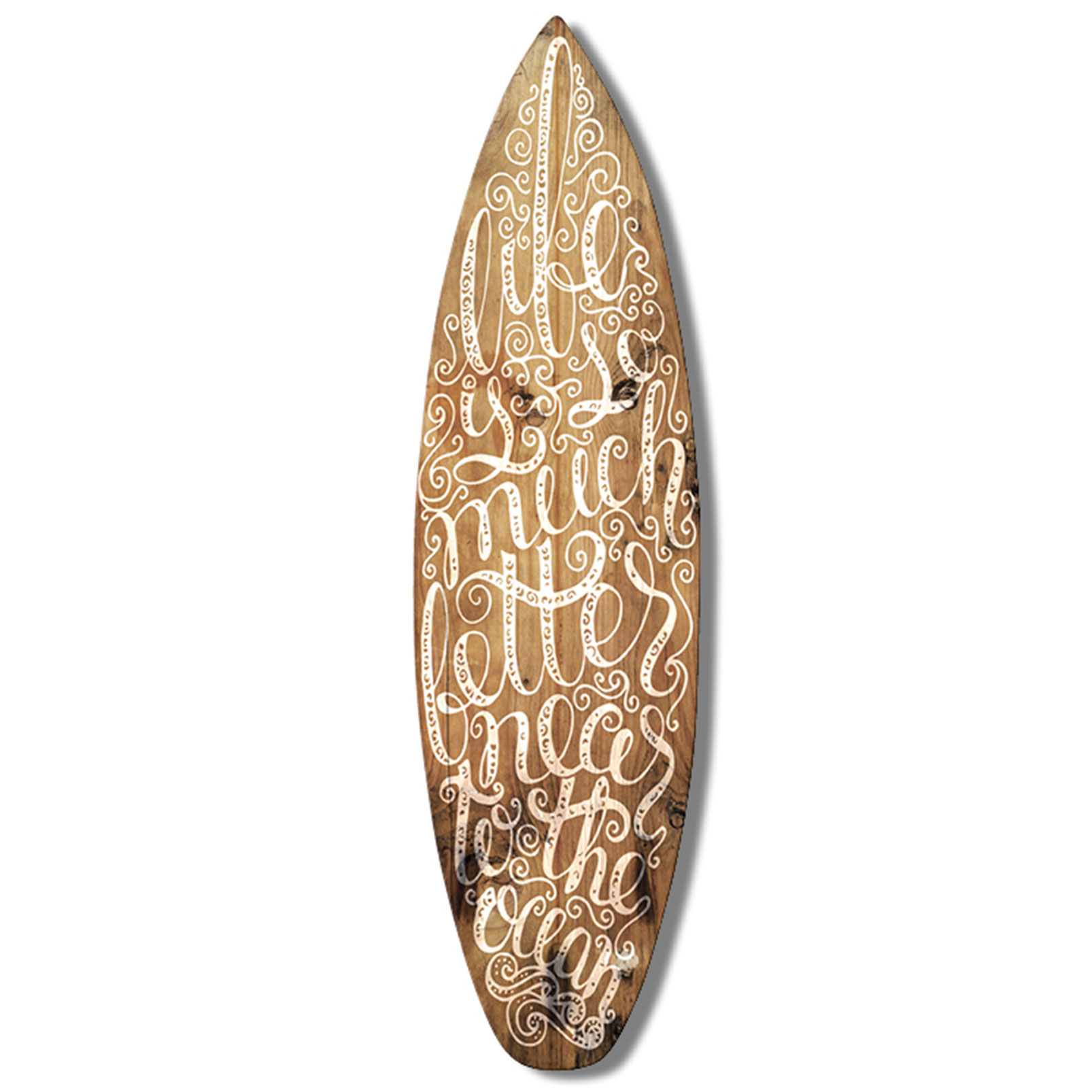 Planche de surf décorative surf lifestyle, HEXOA