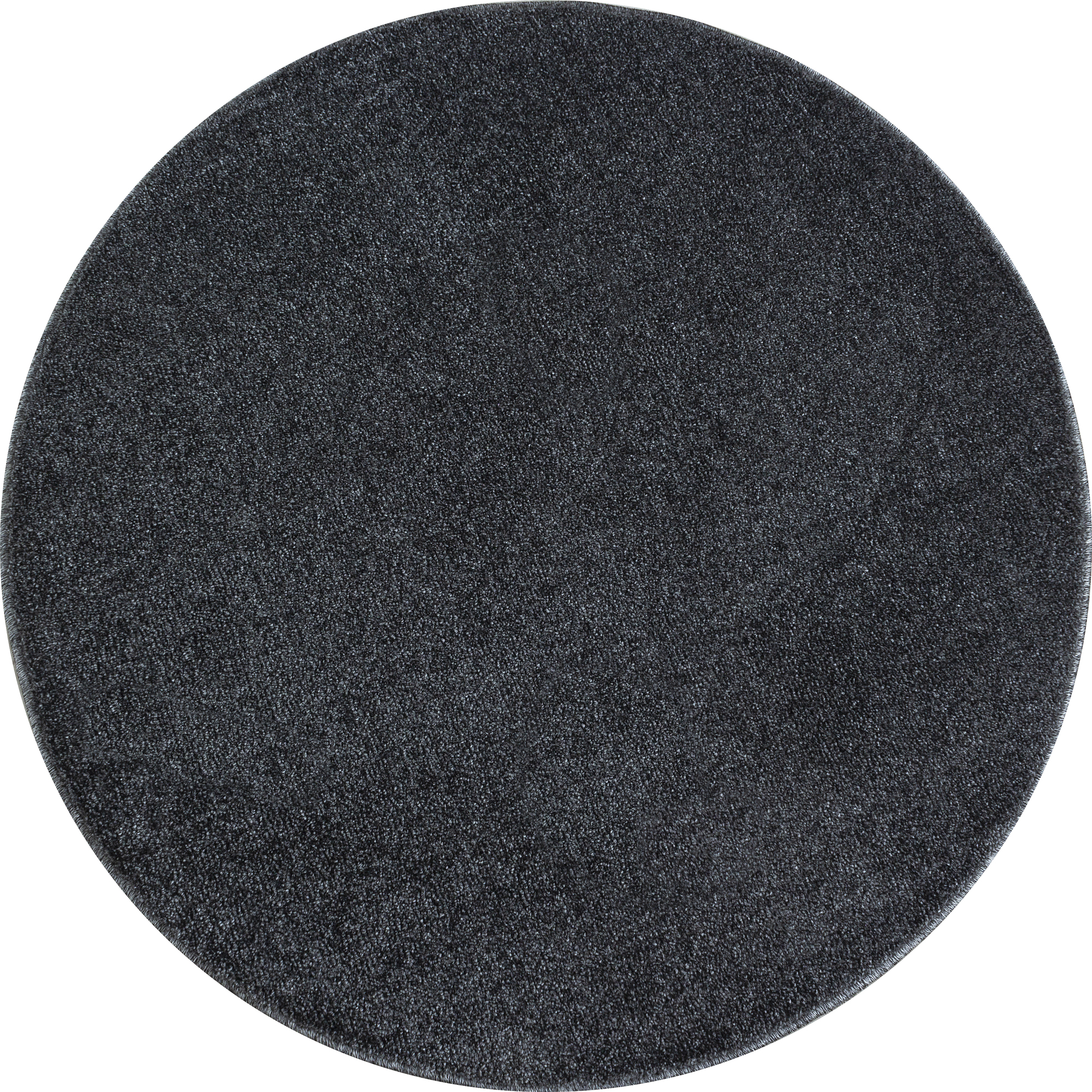 Tapis intérieur shaggy rond uni CALIFORNIE, NAZAR RUGS