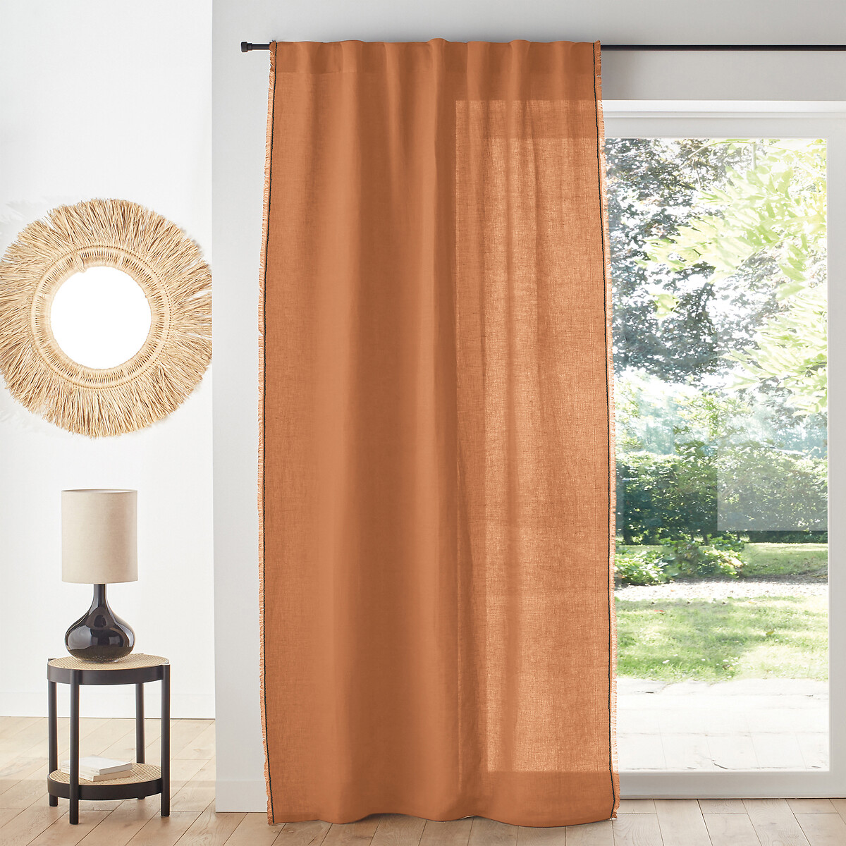 Menorca Cotton & Linen Curtain with Hidden Tabs