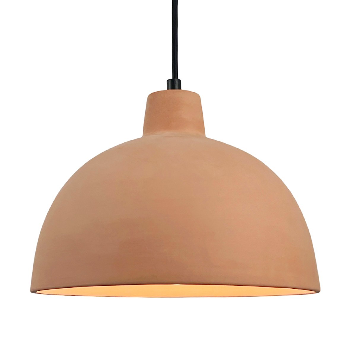 Suspension en terre cuite extérieur, CLOCHE, GERARD LAMY
