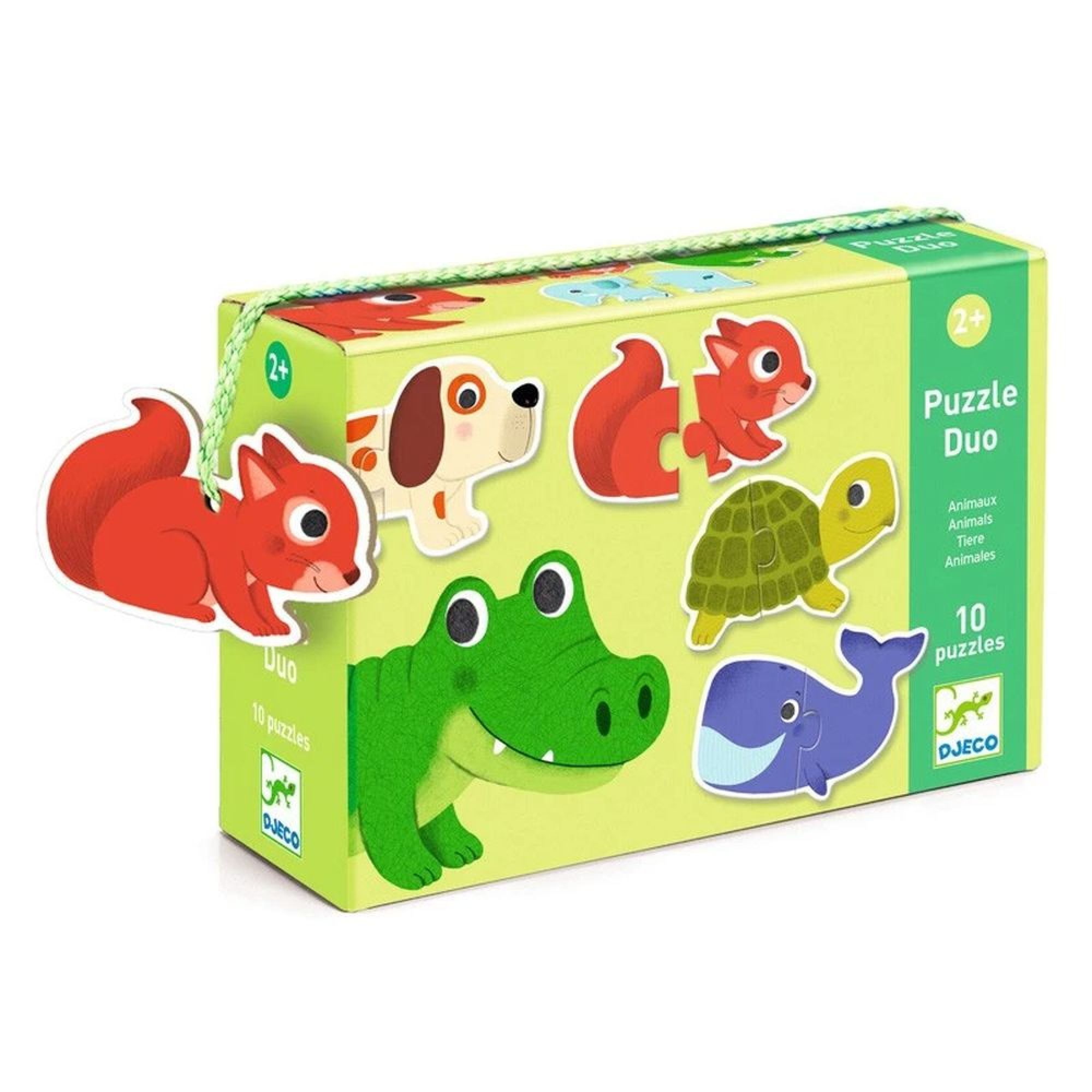 Puzzle duo Animaux, DJECO