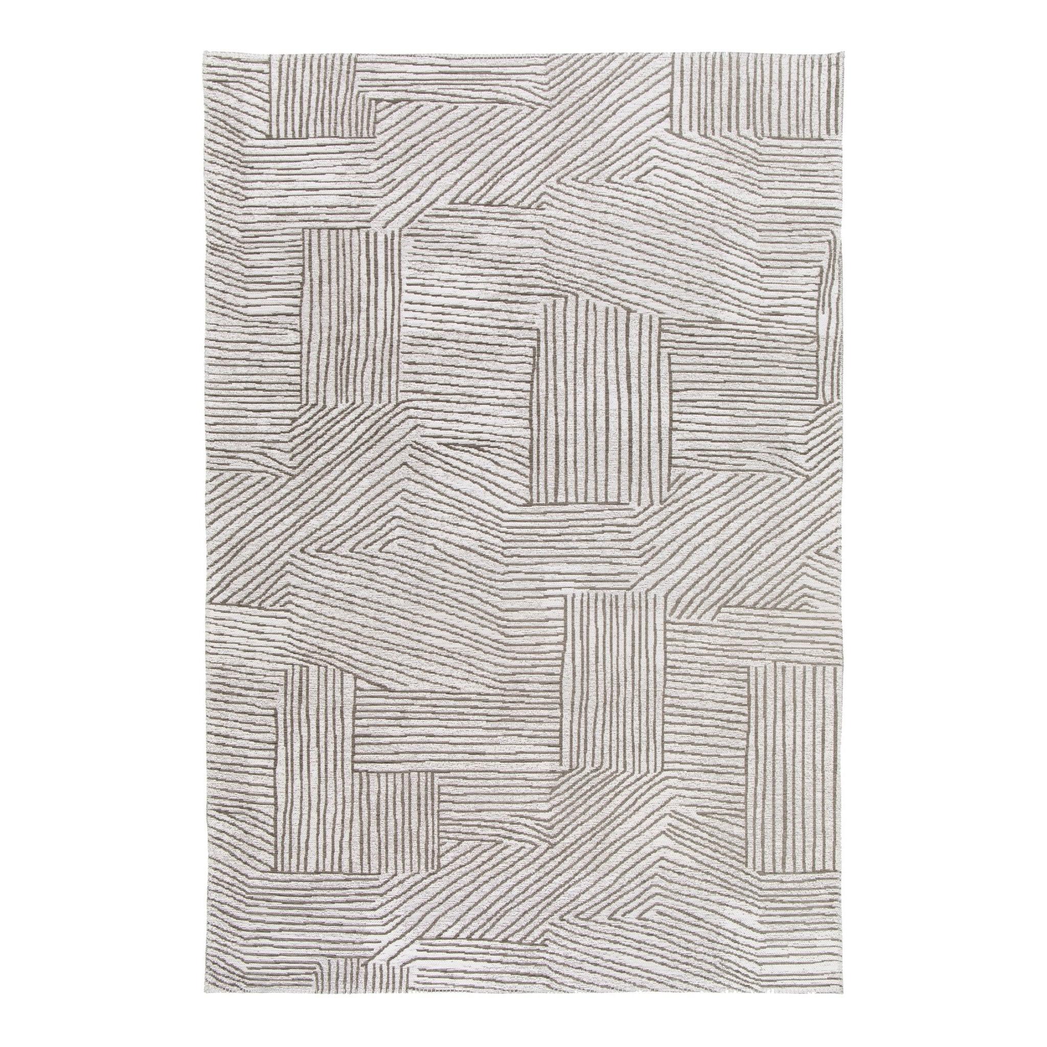 Tapis intérieur extérieur en fibres recyclées EDGAR, AFK LIVING