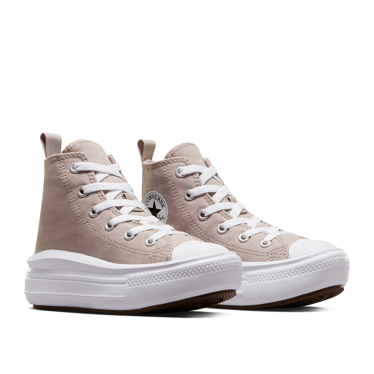 Nude high sale top converse