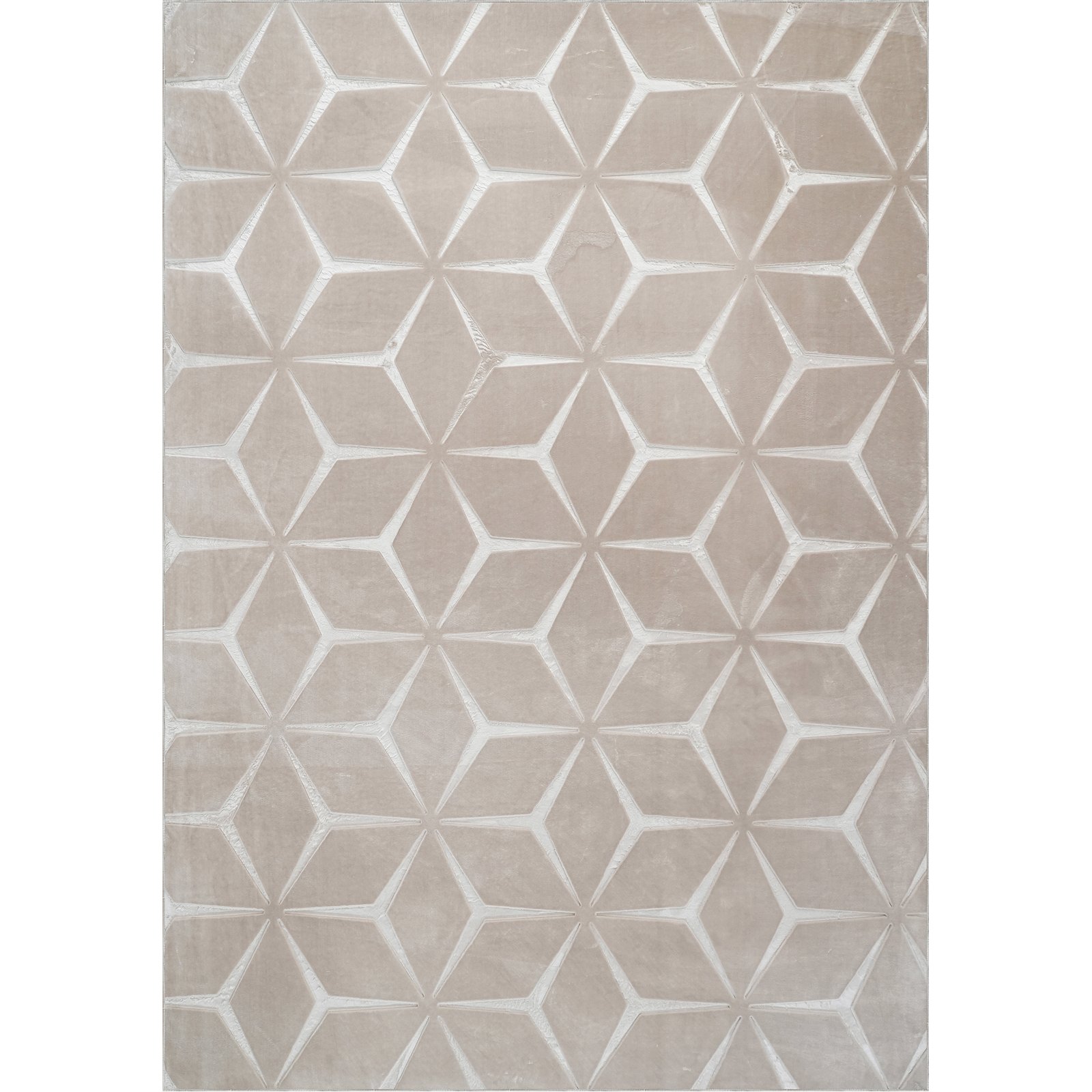 Tapis poil court à motif diamant en relief, ARTE ESPINA