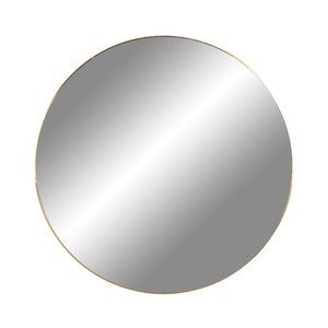 Miroir rond en métal ø80cm laiton - JERSEY