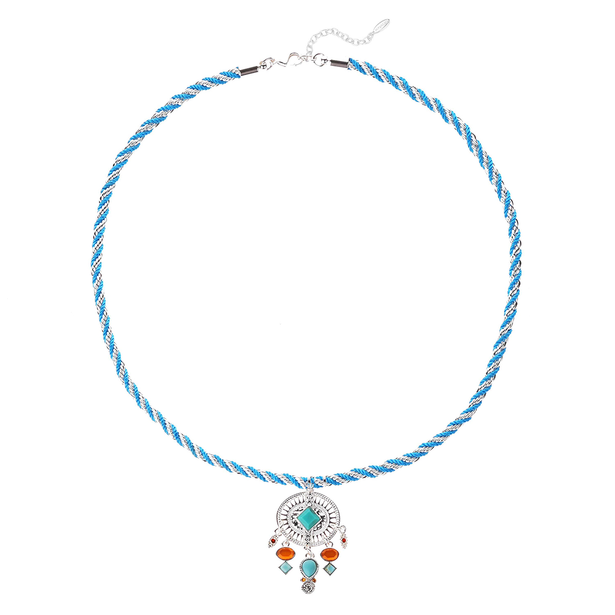 Collier ajustable cordon avec cabochon central KRUSH, HIPANEMA