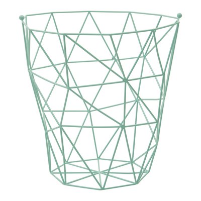 Green Finish Storage Basket SO'HOME