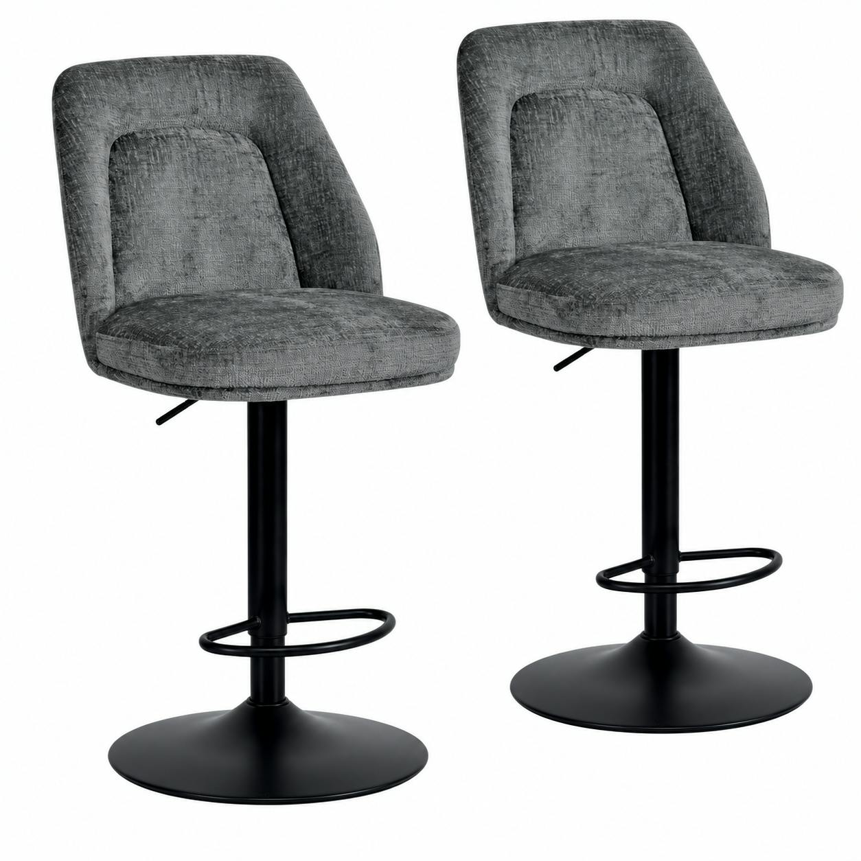 Chaise de bar pivotante et réglable (lot de 2) IENA, PIER IMPORT