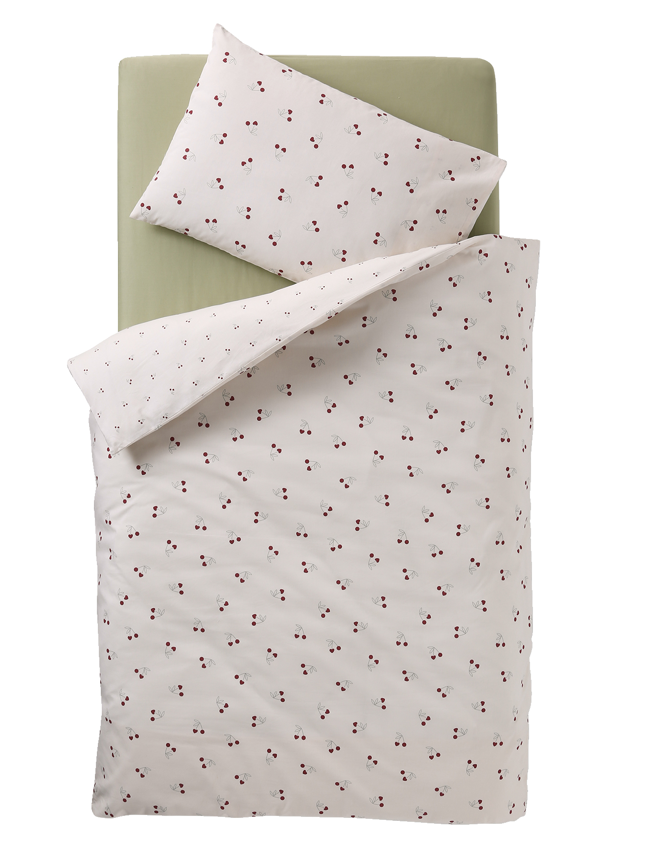 Parure housse de couette et taie d'oreiller CHERRY, VERTBAUDET