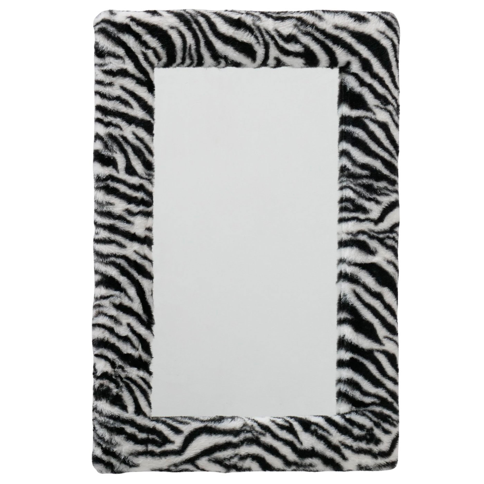 Miroir mural rectangulaire zèbre 47x3x72cm, WADIGA