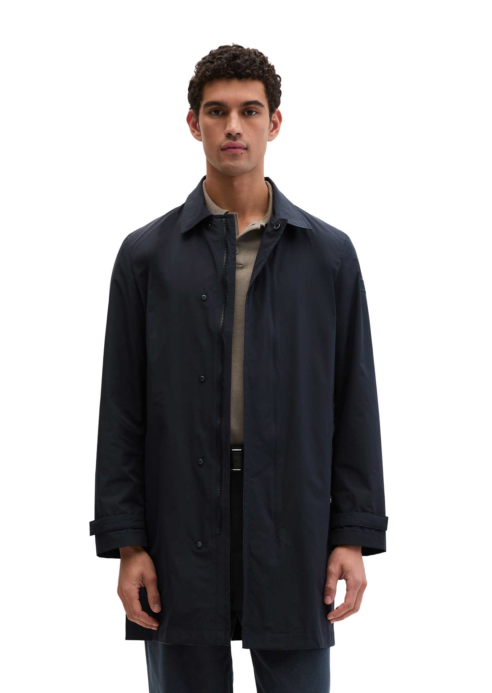 Manteau court regular en polyester recyclé, MARC O'POLO