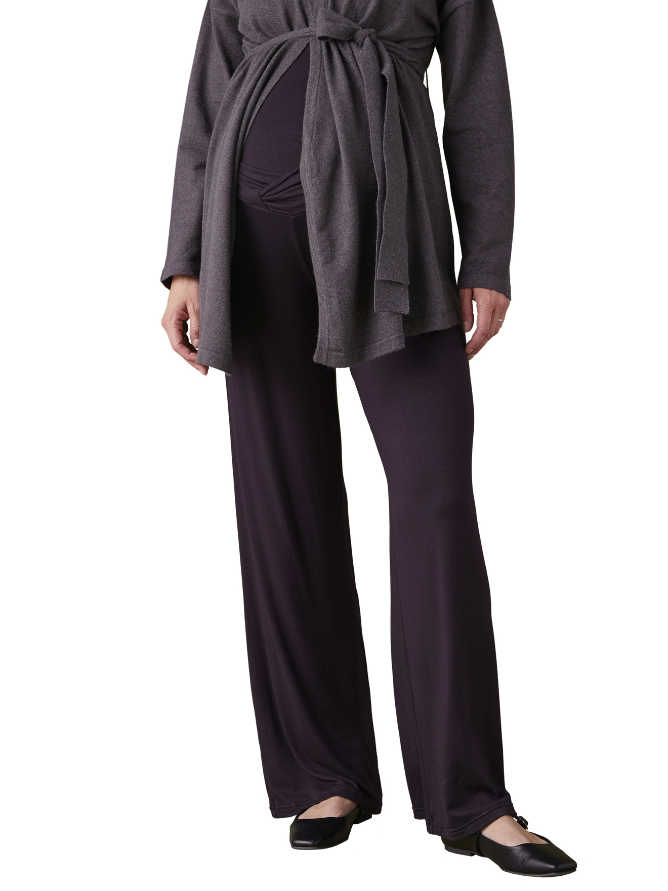 Pantalon large esprit yoga effet drapé devant, ENVIE DE FRAISE