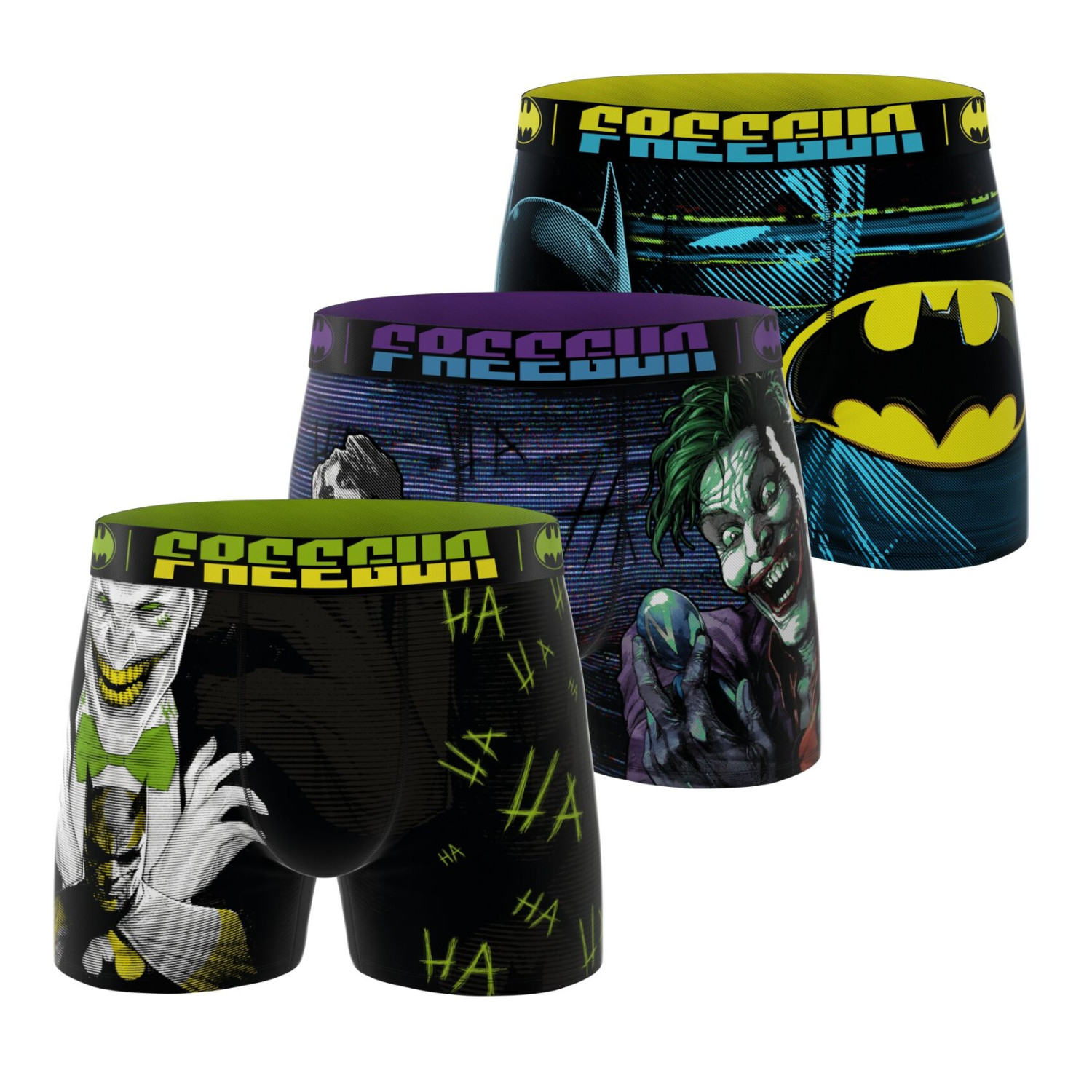 Lot De 3 Boxers Dc Comics, FREEGUN