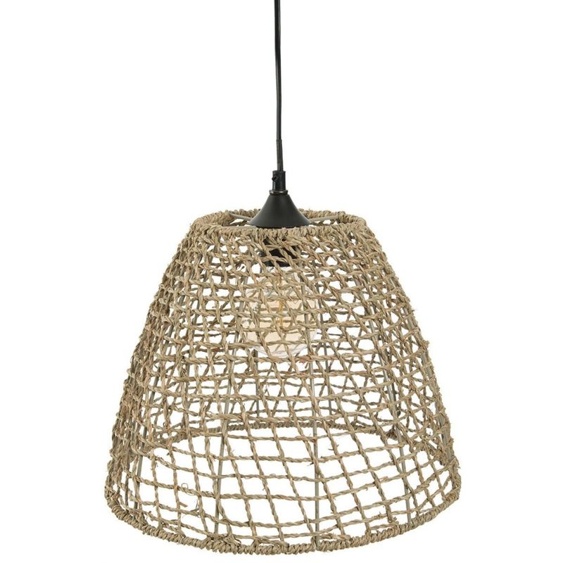 Suspension c ne en rotin d33 Couleur beige Atmosphera La Redoute