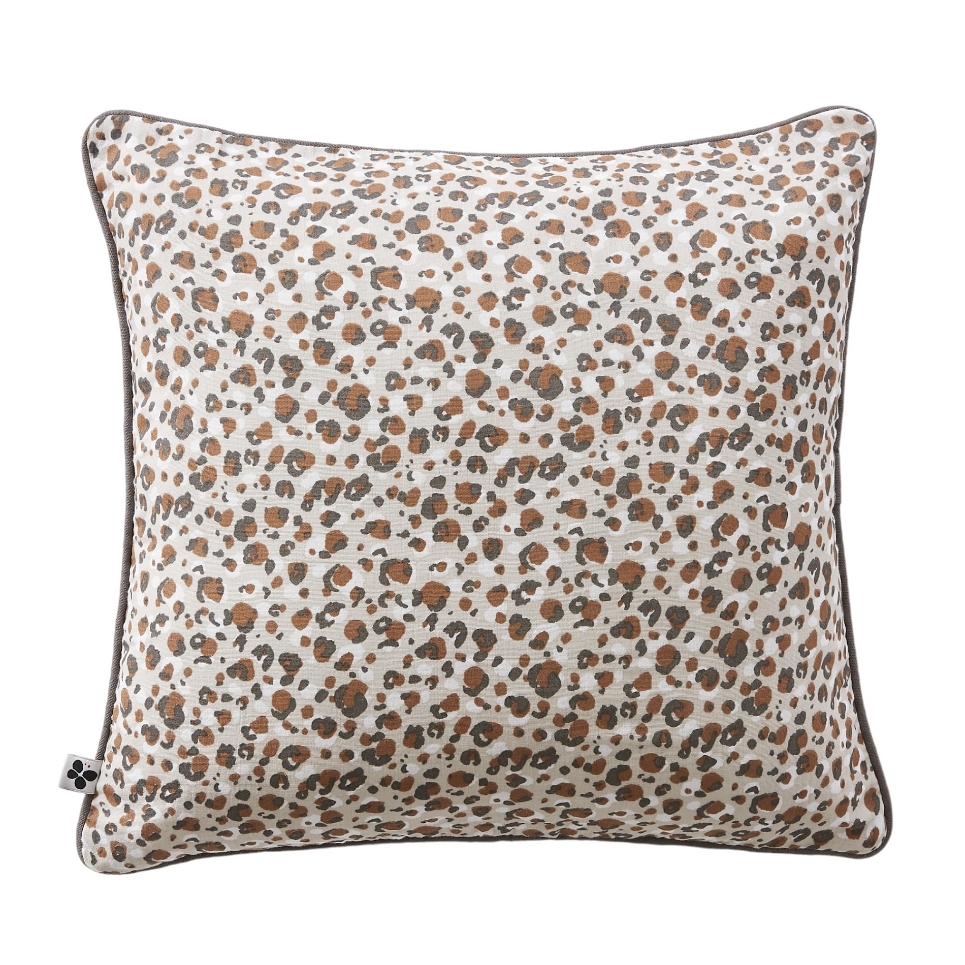 Coussin dehoussable en gaze de coton Leopard Leonie, EDEN