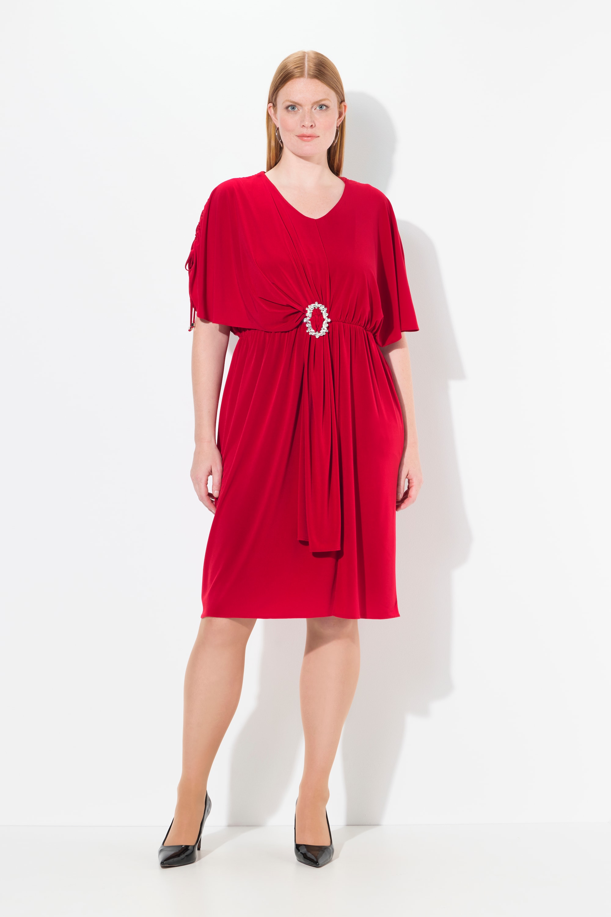 Robe midi oversize, boucle fantaisie, ULLA POPKEN
