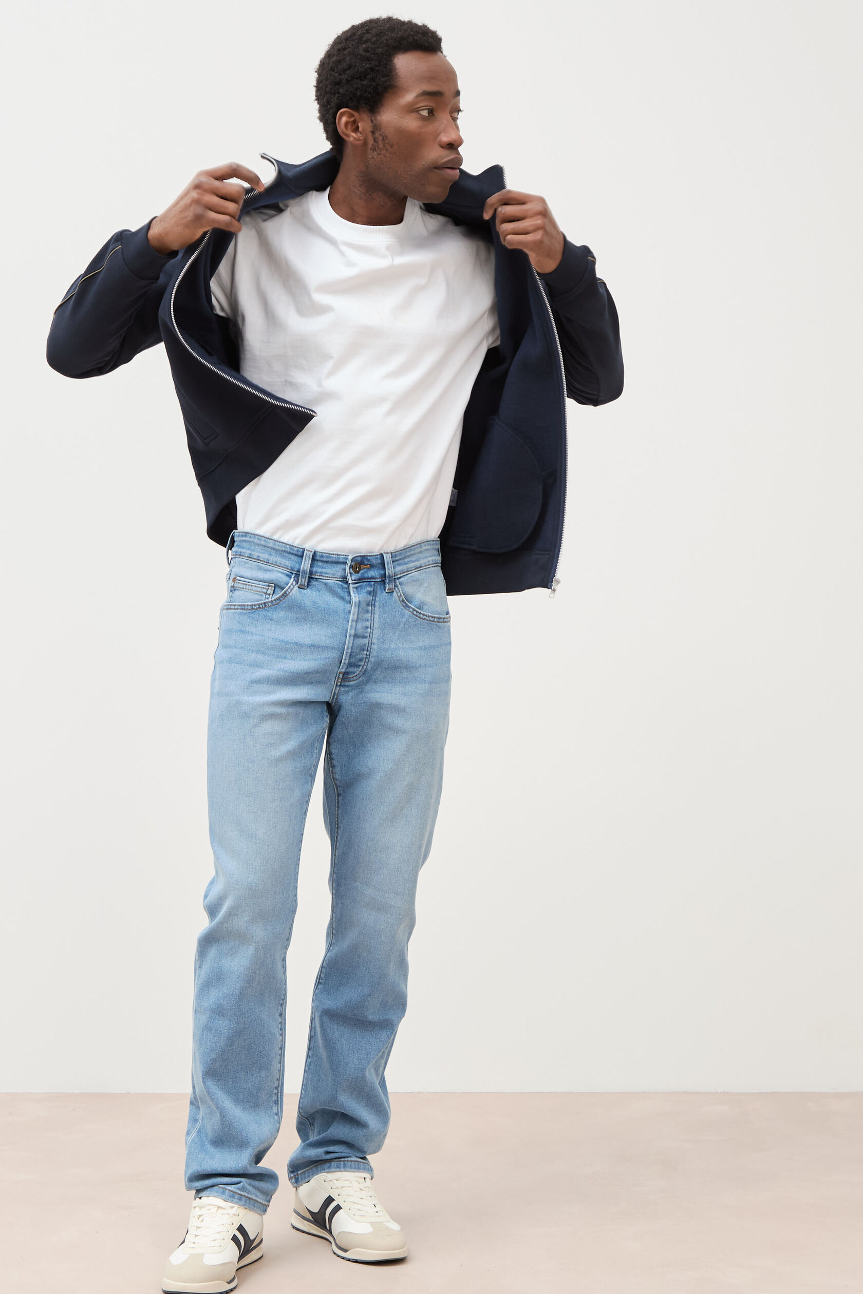 Jeans regular longueur 34, BONOBO