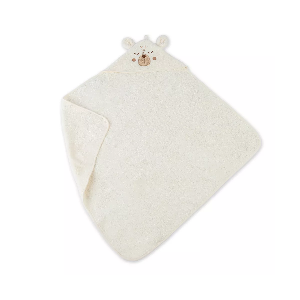 Cape de bain pur coton PETIT OURS, GARNIER THIEBAUT
