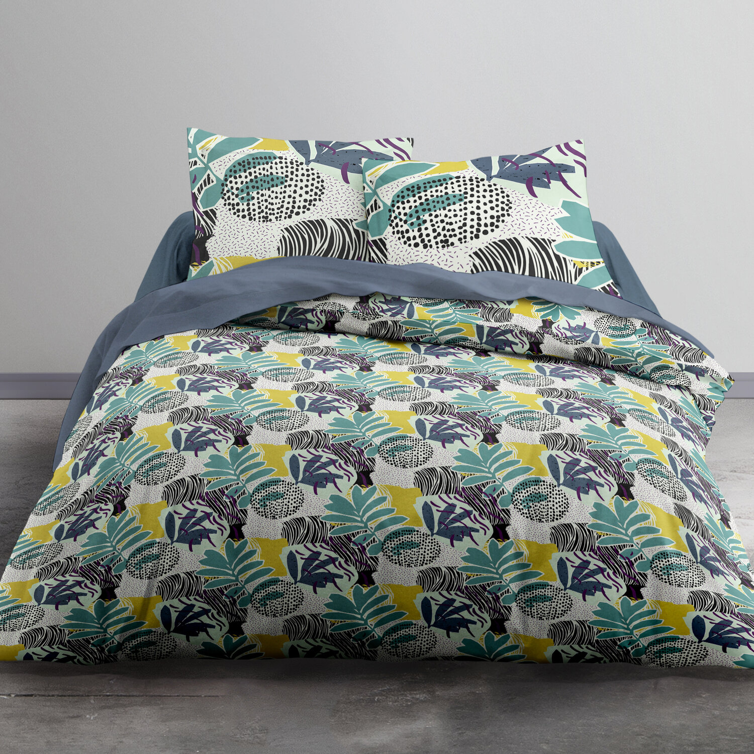 housse de couette avec taie(s) en coton, Ingraa, C DESIGN HOME TEXTILE