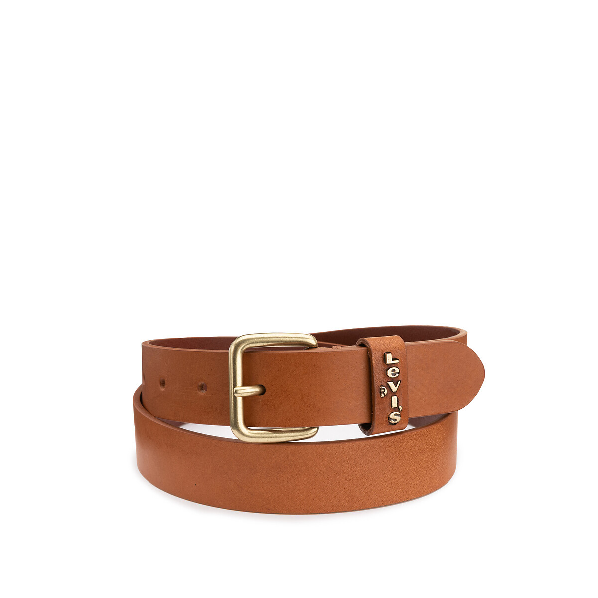 Calypso leather belt, brown, Levi's | La Redoute