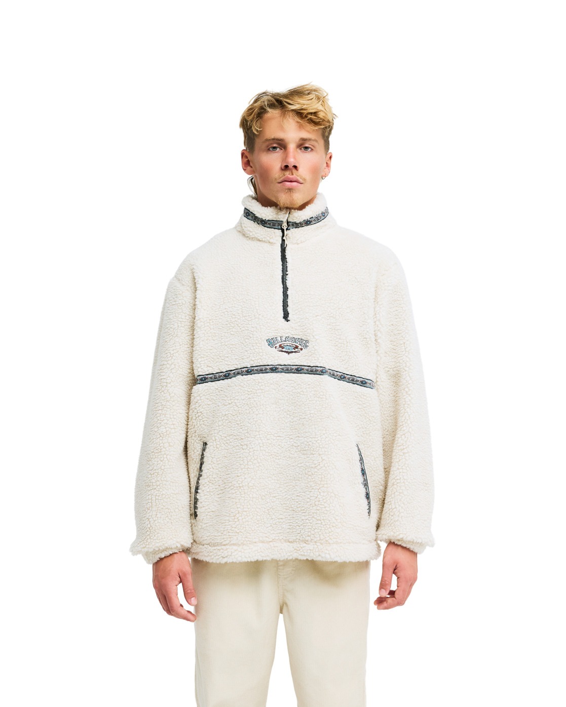 Polaire Sherpa demi-zip SINCE 73 TOMBSTONE, BILLABONG