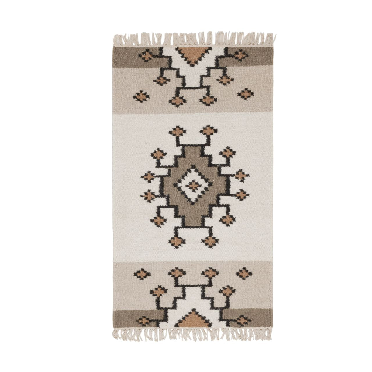 Tapis De Sol en Tissé plat 100% laine BOUEKRI, MADURA