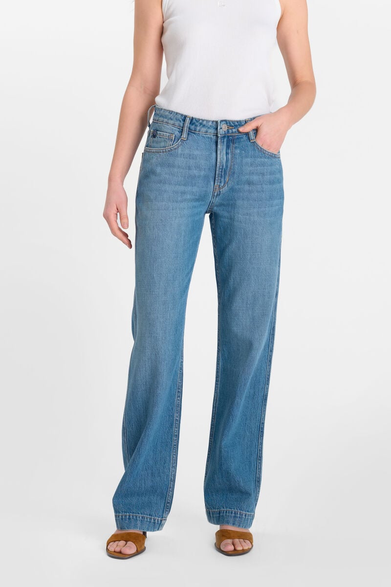 Jeans droite , longueur 34, LE TEMPS DES CERISES