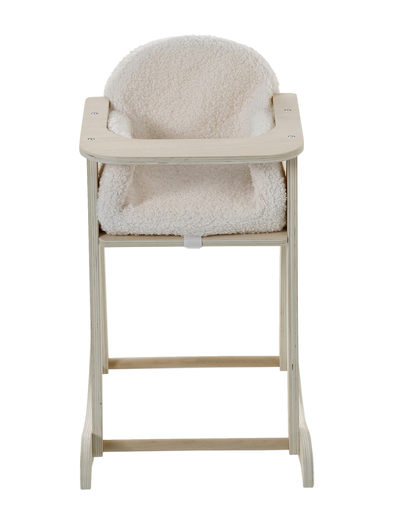 Chaise haute à bascule poupon en bois FSC®, VERTBAUDET