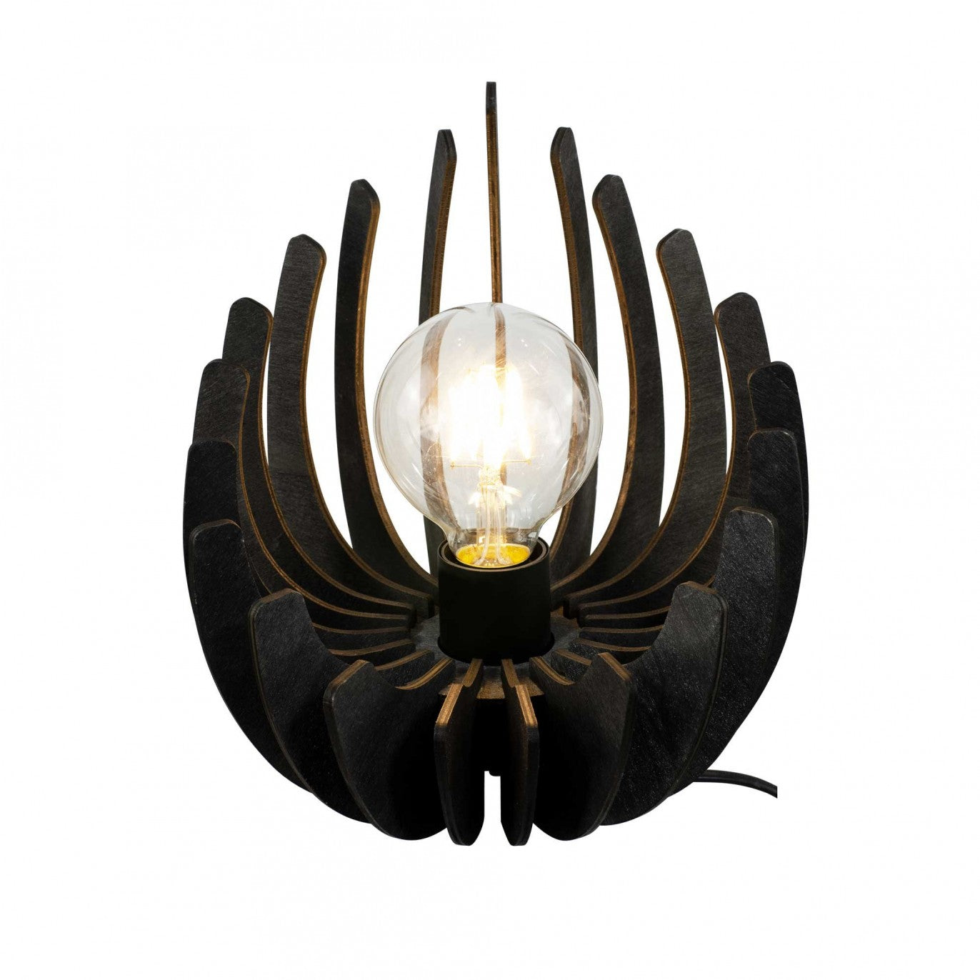 Lampe à poser en bois de peuplier, LOSA, C-CREATION
