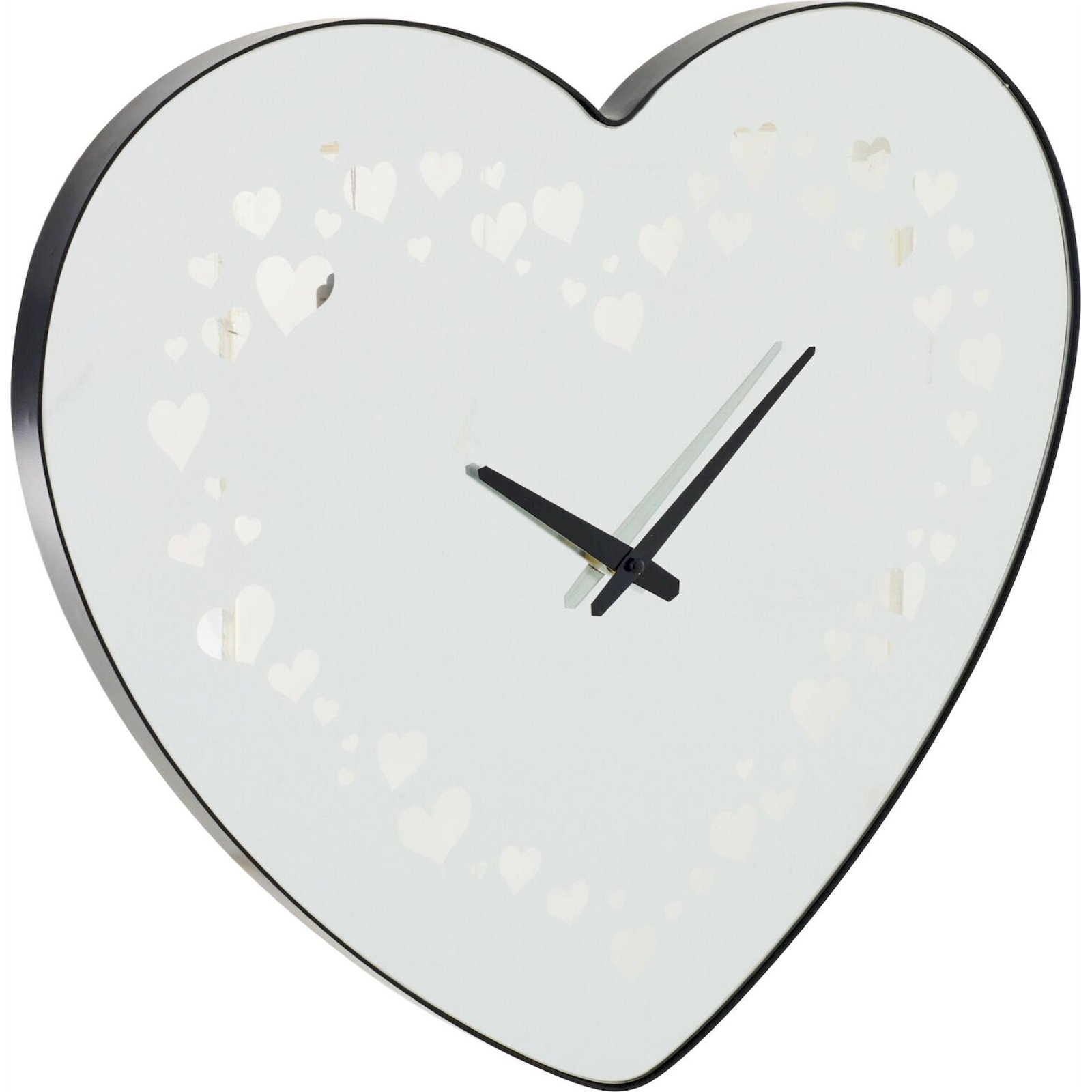 Horloge murale cœur en verre, RECOLLECTION