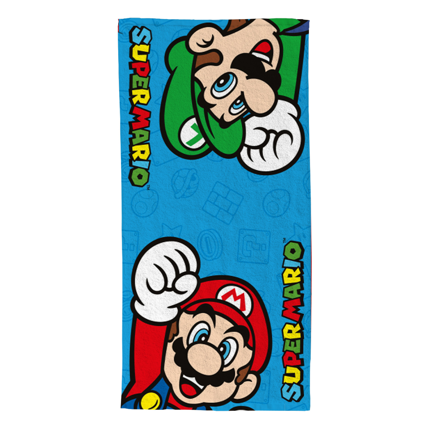 Serviette de Plage, SUPER MARIO ET LUIGI, SUPER MARIO