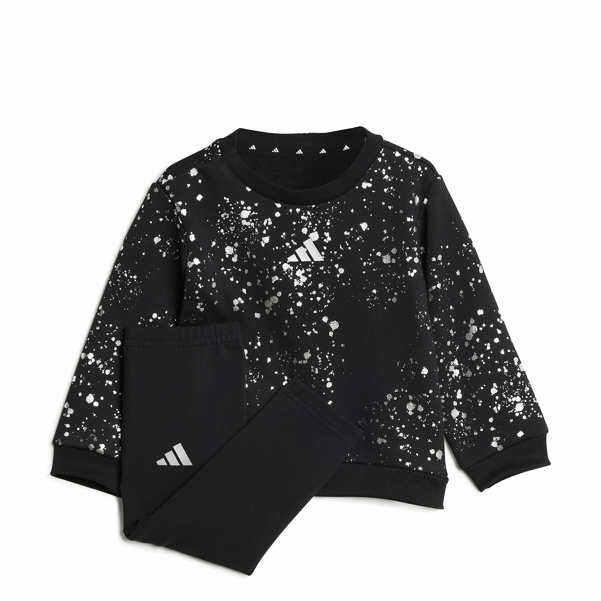 Tuta per bambini in felpa non spazzolata, ADIDAS SPORTSWEAR