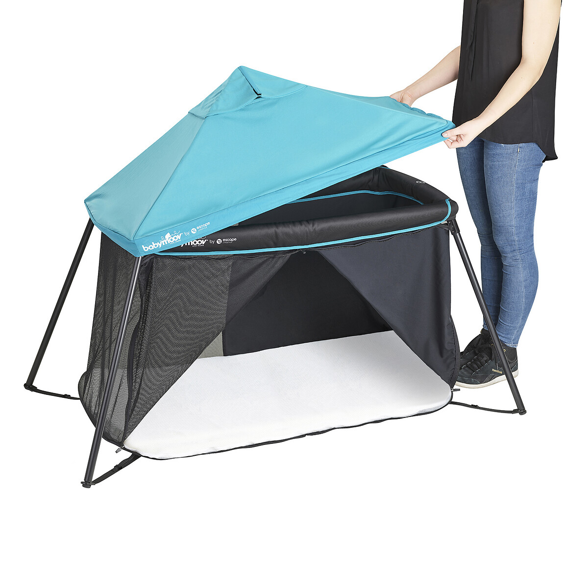 Product photograph of Naos Shower-proof Travel Bed from La Redoute UK